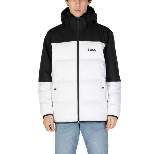 Hugo Boss Hvid Jakke i Genbrugspolyester