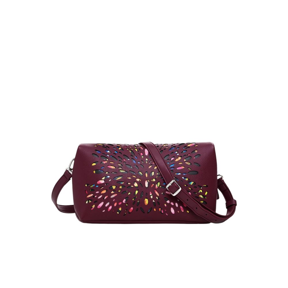 Desigual Bordeaux Polyethylen håndtaske