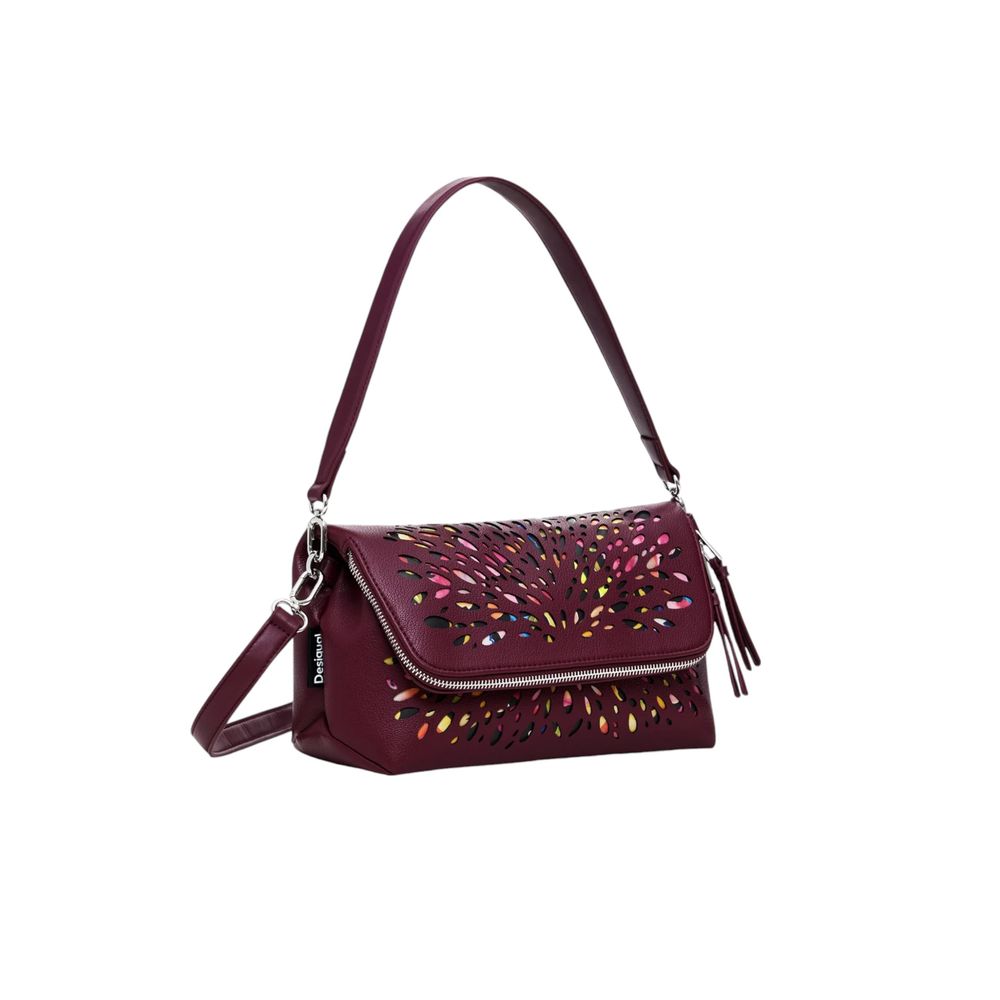 Desigual Bordeaux Polyethylen håndtaske