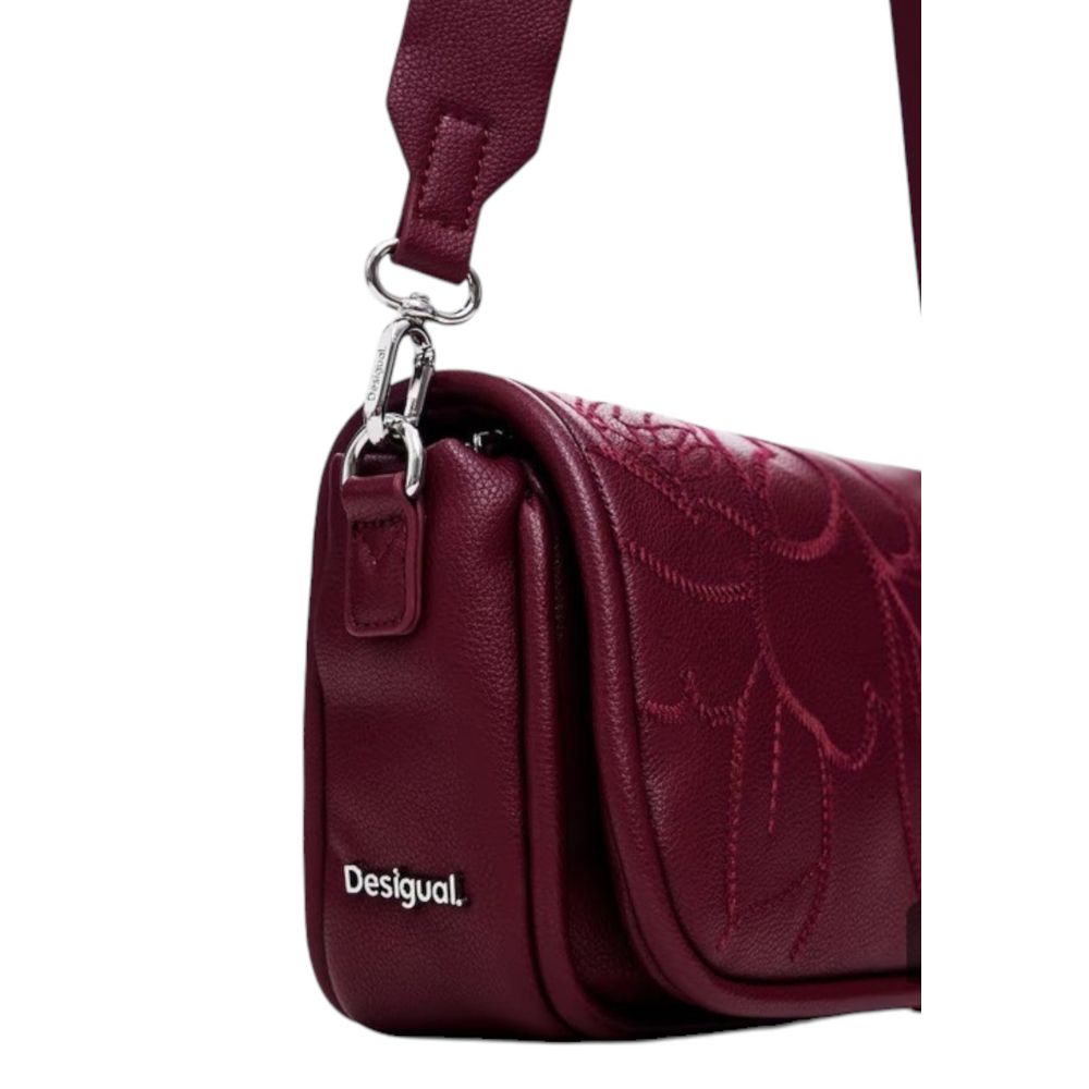 Desigual Bordeaux Polyethylen håndtaske