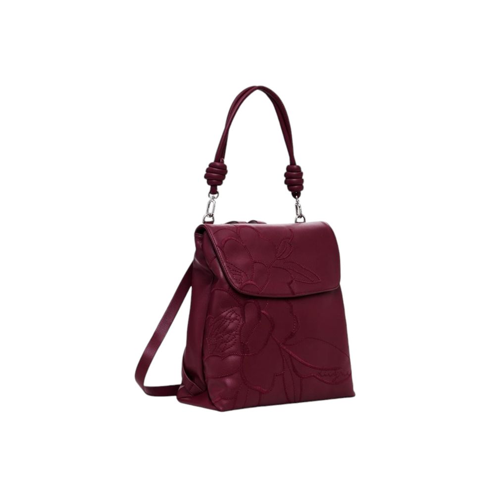 Desigual Bordeaux polyethylen rygsæk