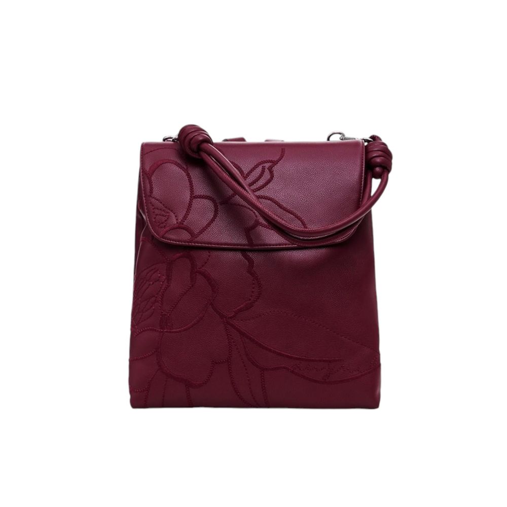 Desigual Bordeaux polyethylen rygsæk