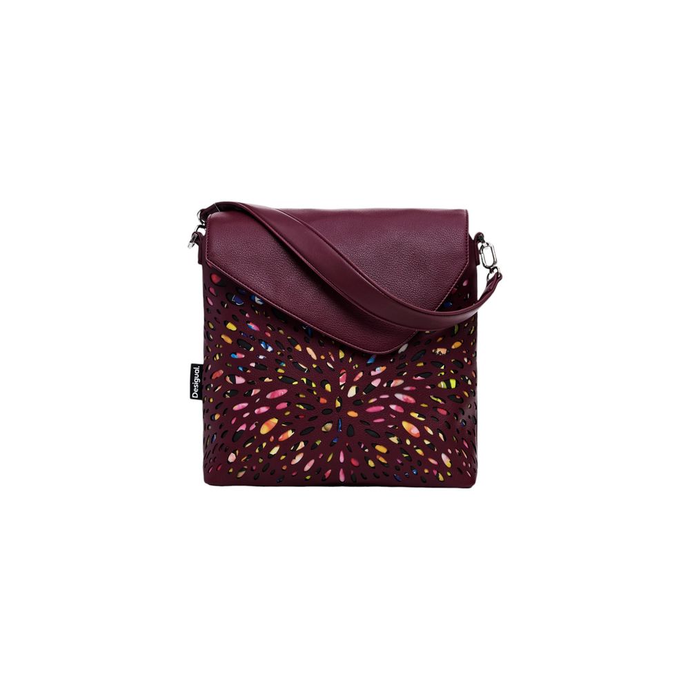 Desigual Bordeaux polyethylen rygsæk