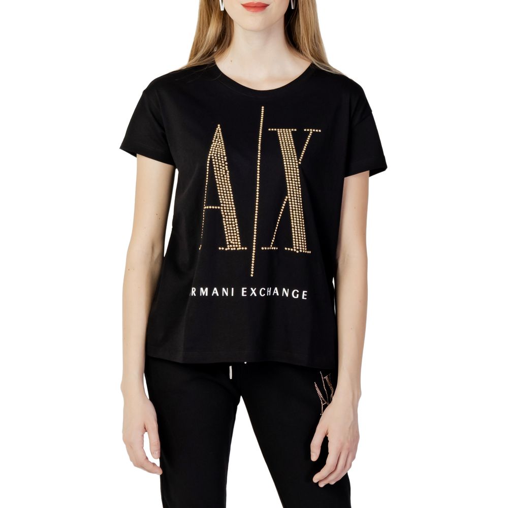 Armani Exchange Bicolor Bomuldstoppe &amp; T-shirt