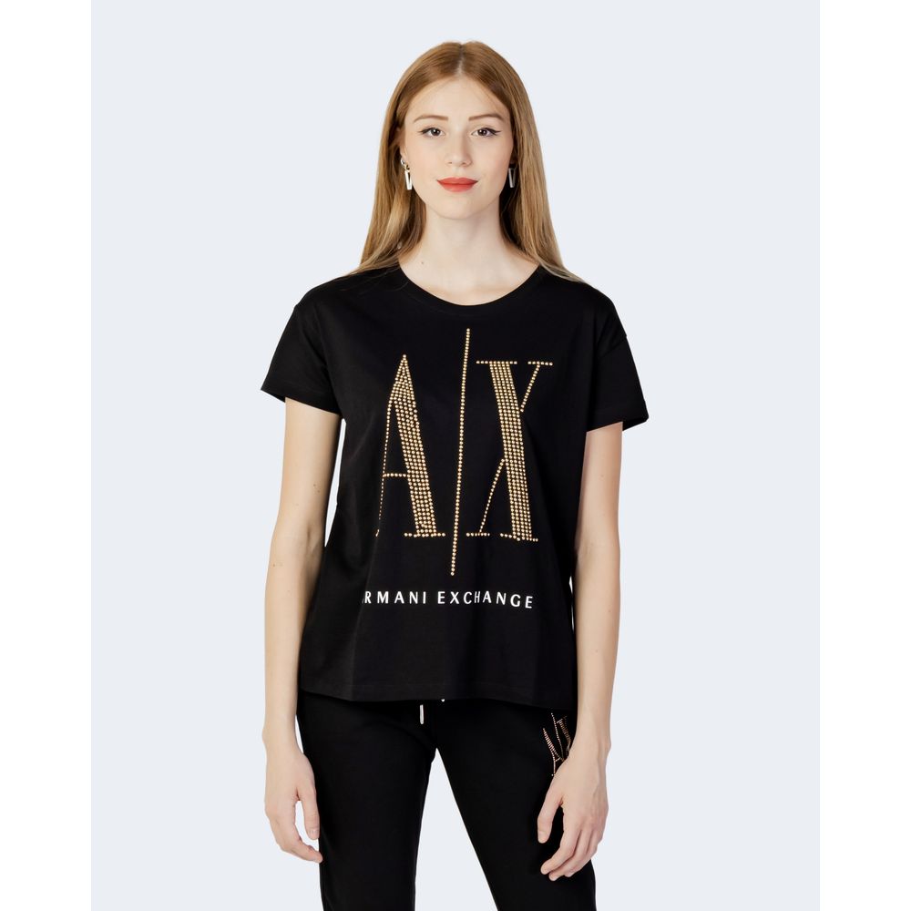 Armani Exchange Bicolor Bomuldstoppe &amp; T-shirt