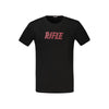 Rifle Black Cotton Men T-Shirt