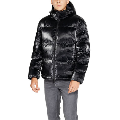 EA7 Emporio Armani Sort Polyesterjakke