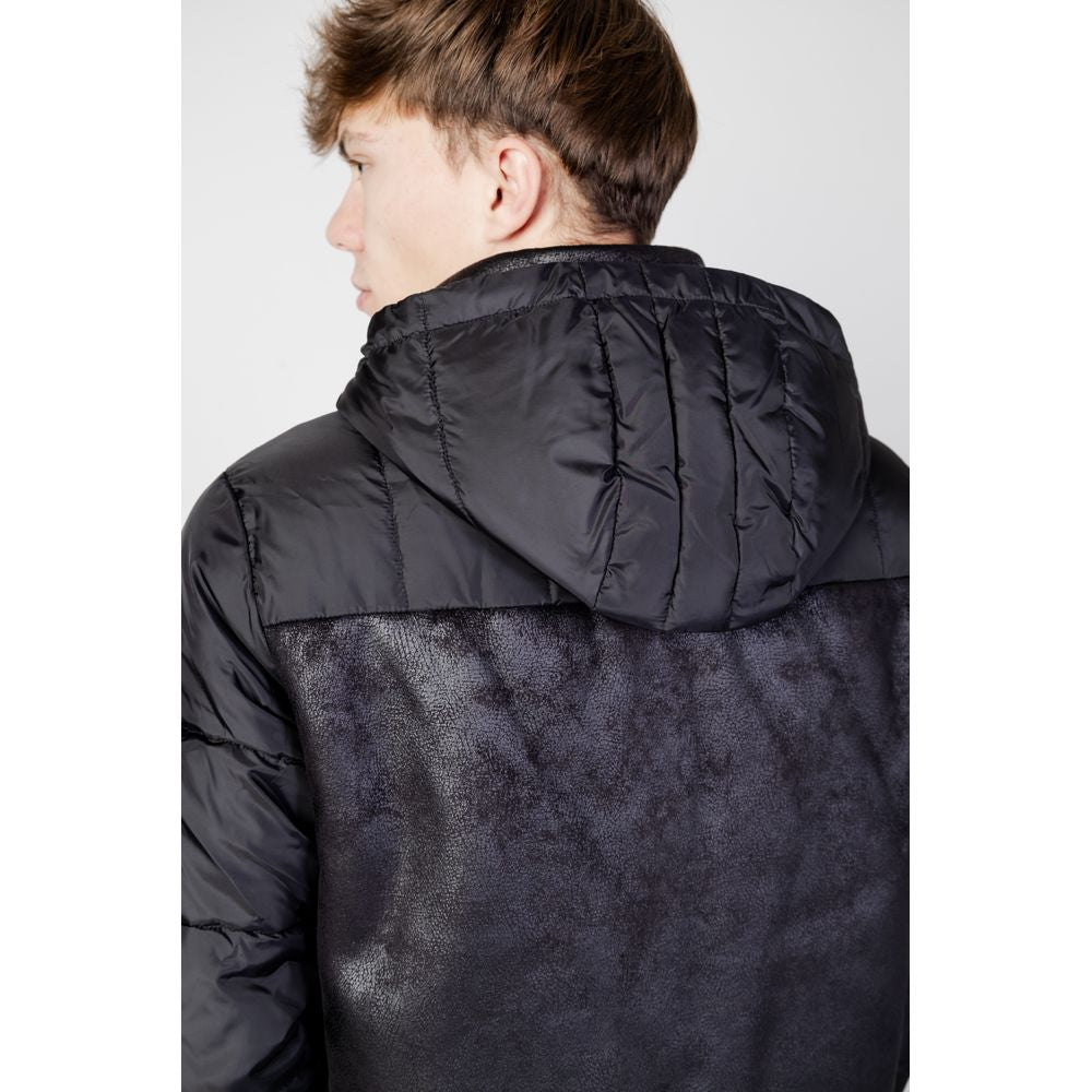 EA7 Emporio Armani Black Polyester Jacket