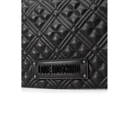 Love Moschino sort polyethylen håndtaske