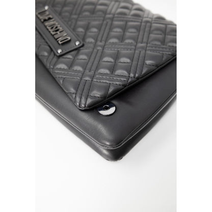 Love Moschino sort polyethylen håndtaske