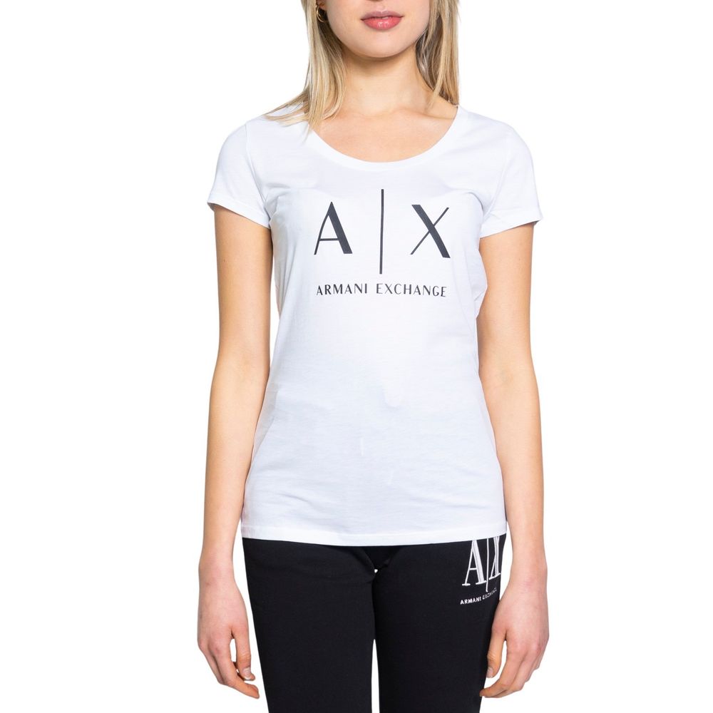 Armani Exchange Hvide bomuldstoppe &amp; T-shirt