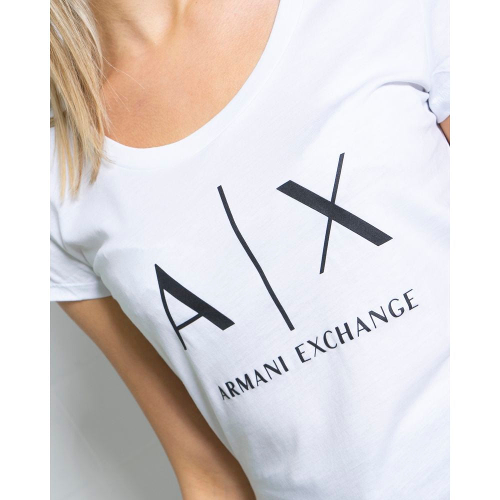 Armani Exchange Hvide bomuldstoppe &amp; T-shirt