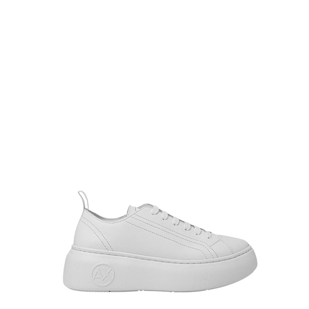 Armani Exchange Sneaker i hvid læder