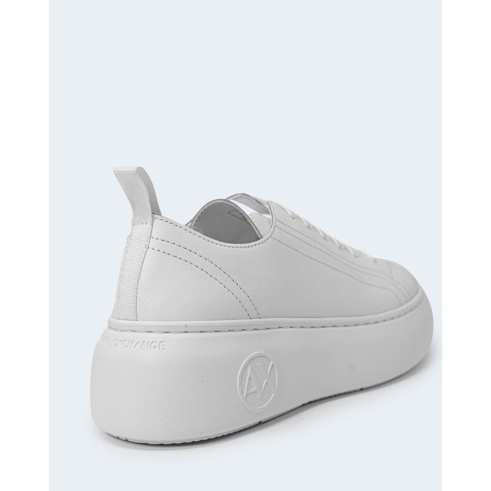 Armani Exchange Sneaker i hvid læder