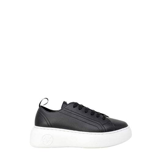 Armani Exchange Sort Syntetisk Læder Sneaker