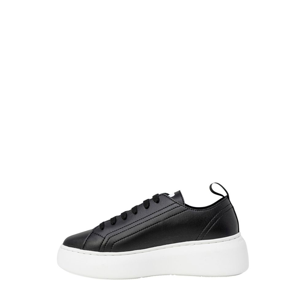 Armani Exchange Sort Syntetisk Læder Sneaker