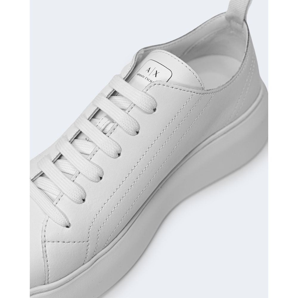 Armani Exchange Sneaker i hvid læder