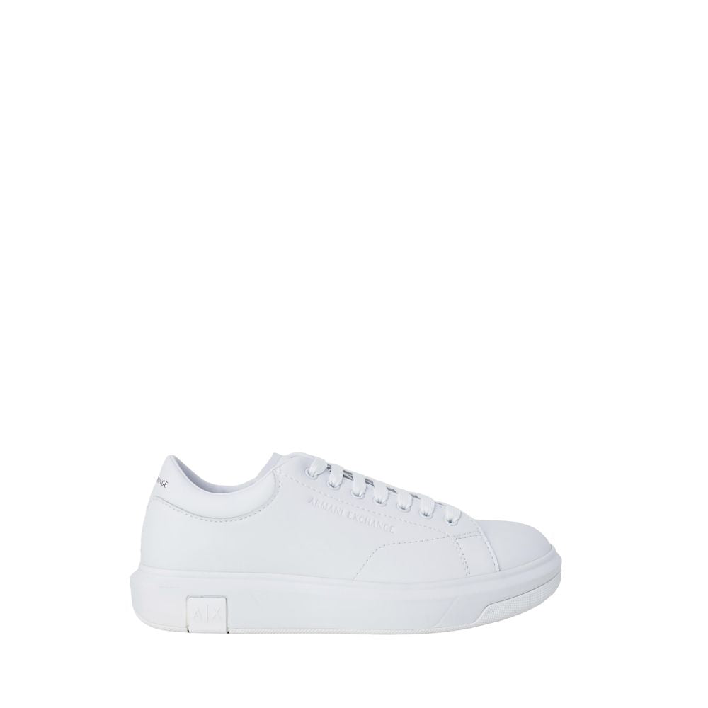 Armani Exchange Sneaker i hvid læder