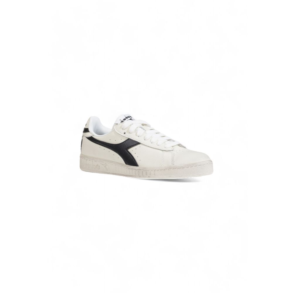 Diadora sort og hvid læder sneaker