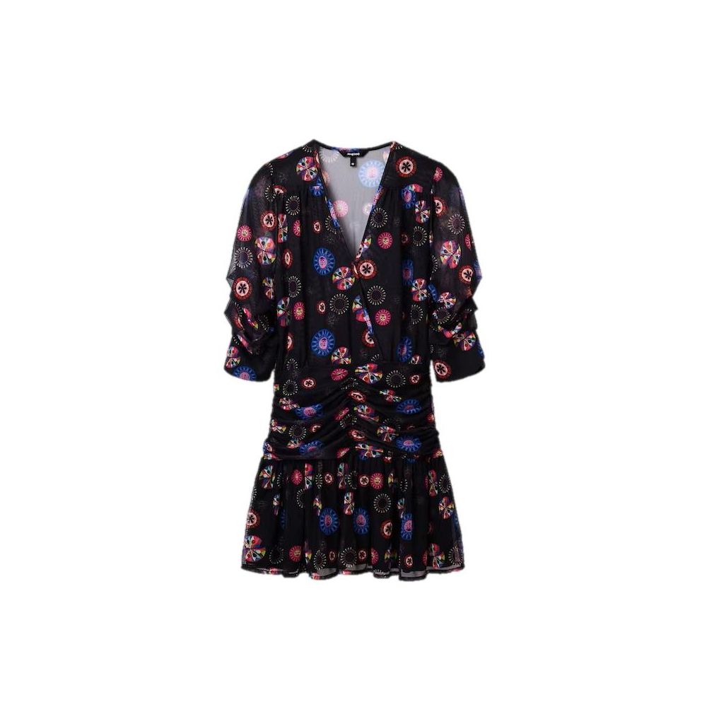 Desigual sort polyester kjole