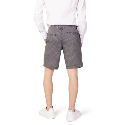 Armani Exchange sorte og hvide bomuldsshorts