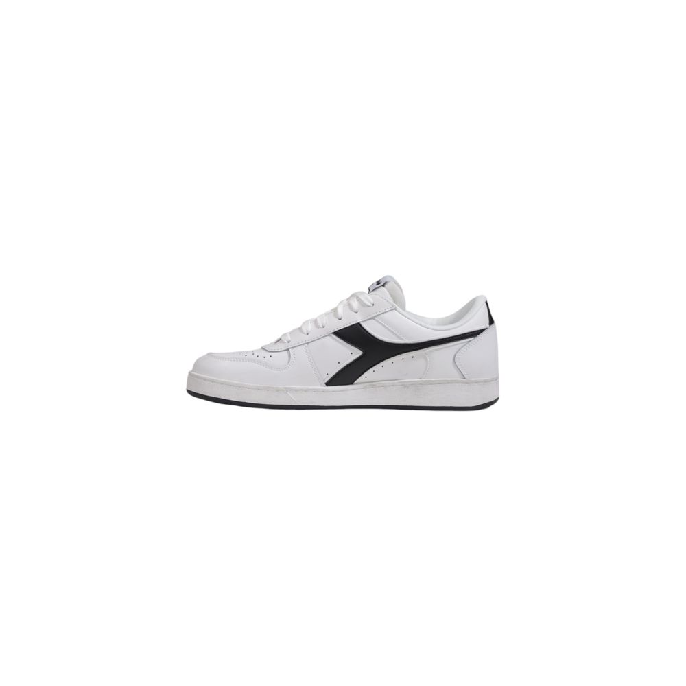 Diadora sort og hvid læder sneaker