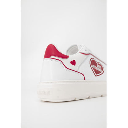 Love Moschino Røde Polyethylen Sneaker