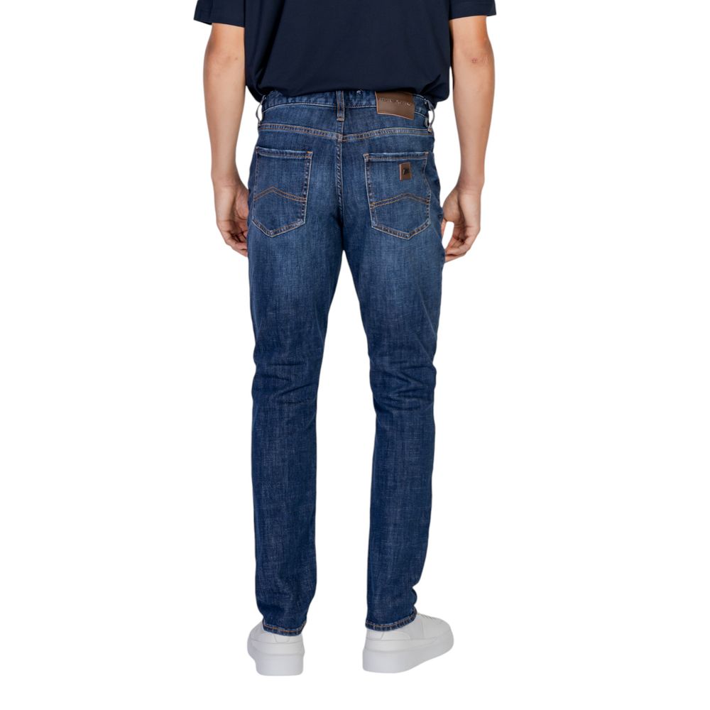 Armani Exchange Blue Cotton Jeans &amp; Bukser