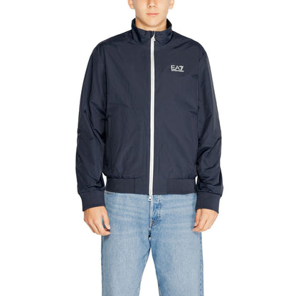 EA7 Emporio Armani Blå Polyamid Jakke