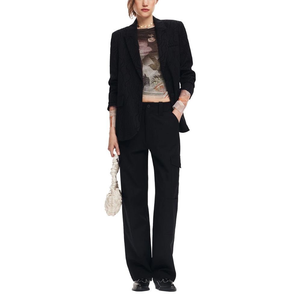 Desigual sorte polyesterdragter og blazer