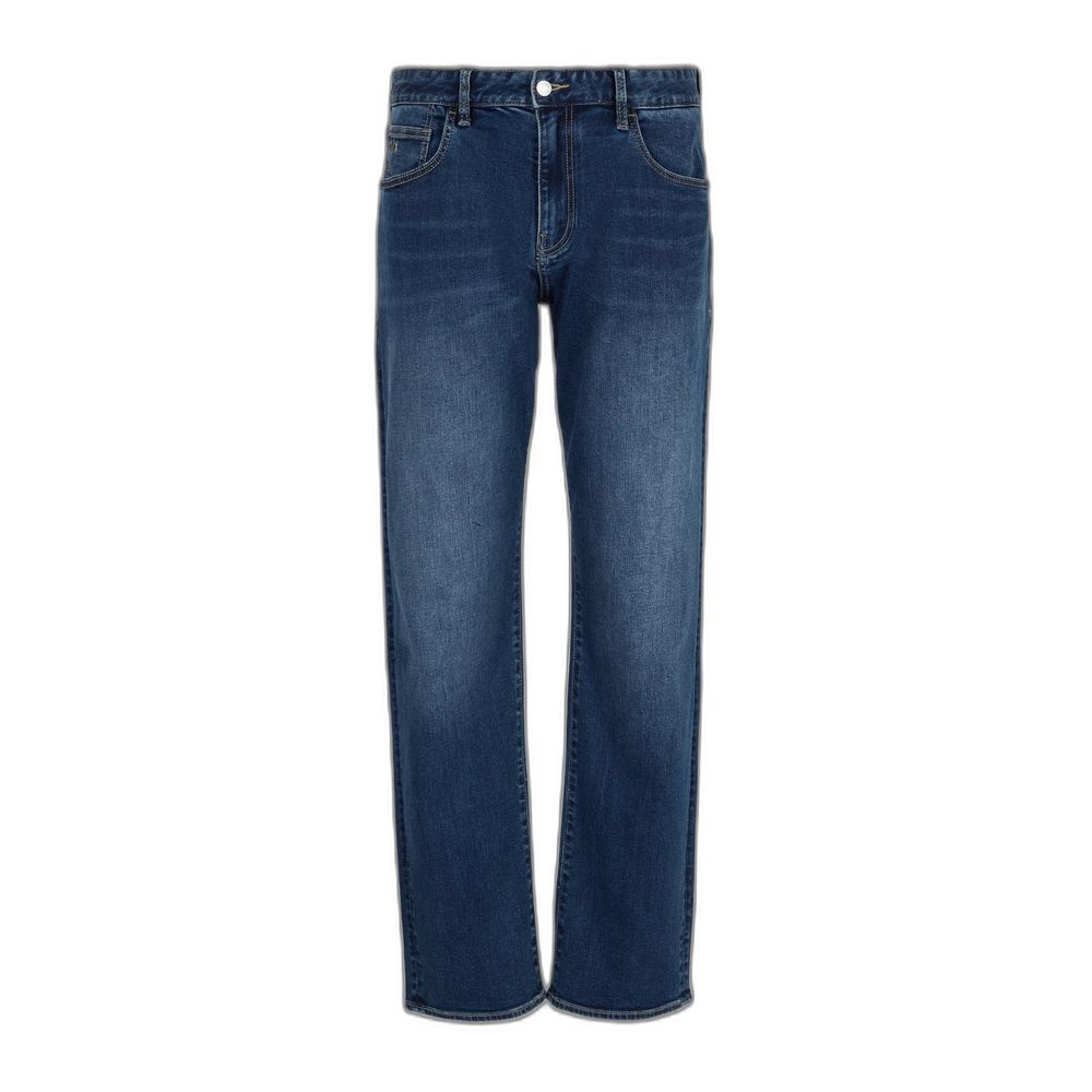 Armani Exchange Blue Cotton Jeans &amp; Bukser