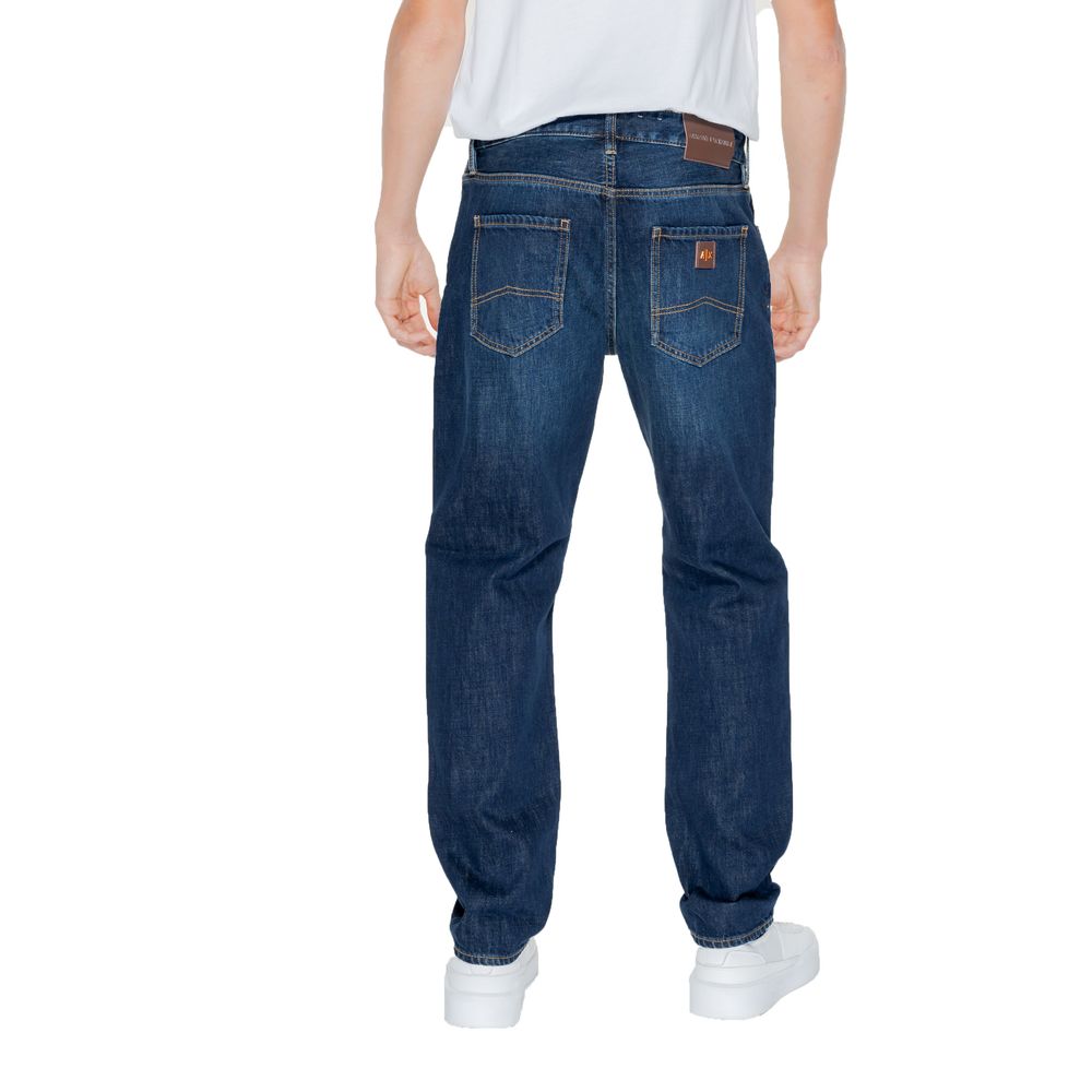 Armani Exchange Blue Cotton Jeans &amp; Bukser