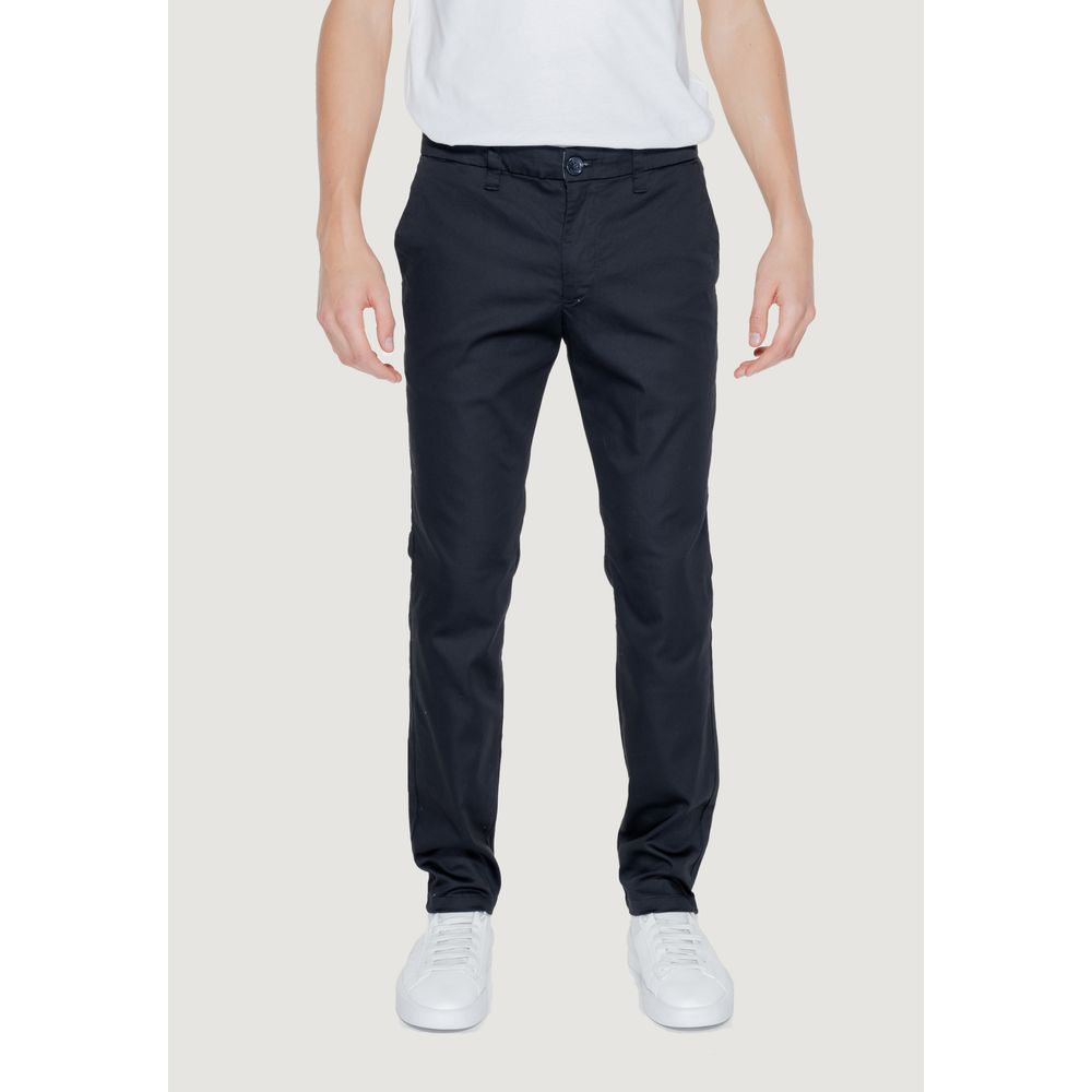 Armani Exchange Black Cotton Jeans &amp; Bukser