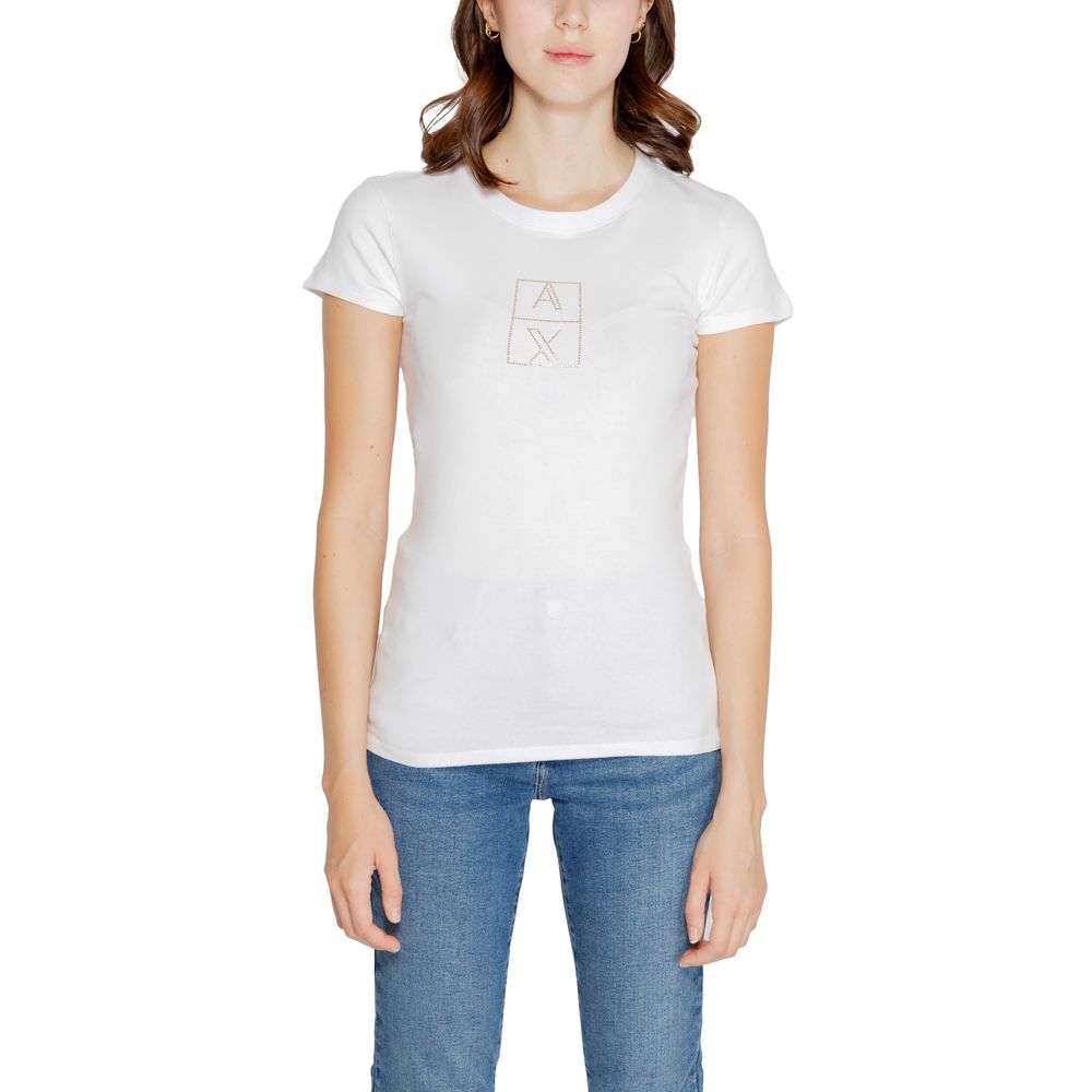 Armani Exchange Hvide bomuldstoppe &amp; T-shirt