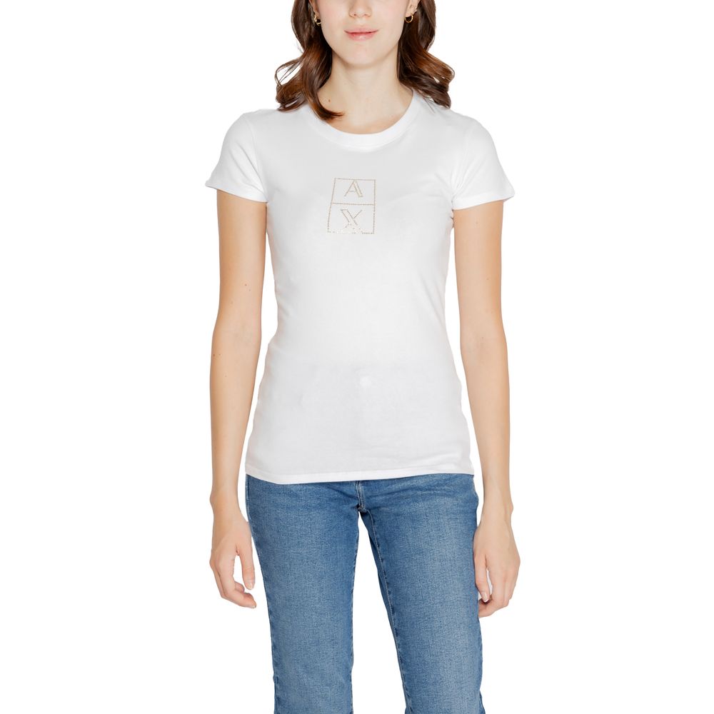 Armani Exchange Hvide bomuldstoppe &amp; T-shirt