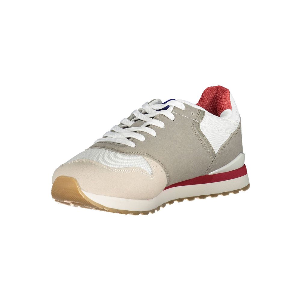 Gas White Polyester Sneaker