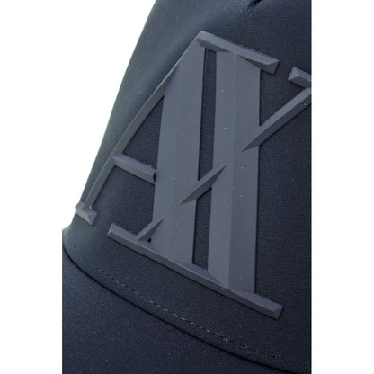 Armani Exchange Blå Polyester Hatte &amp; Kasket