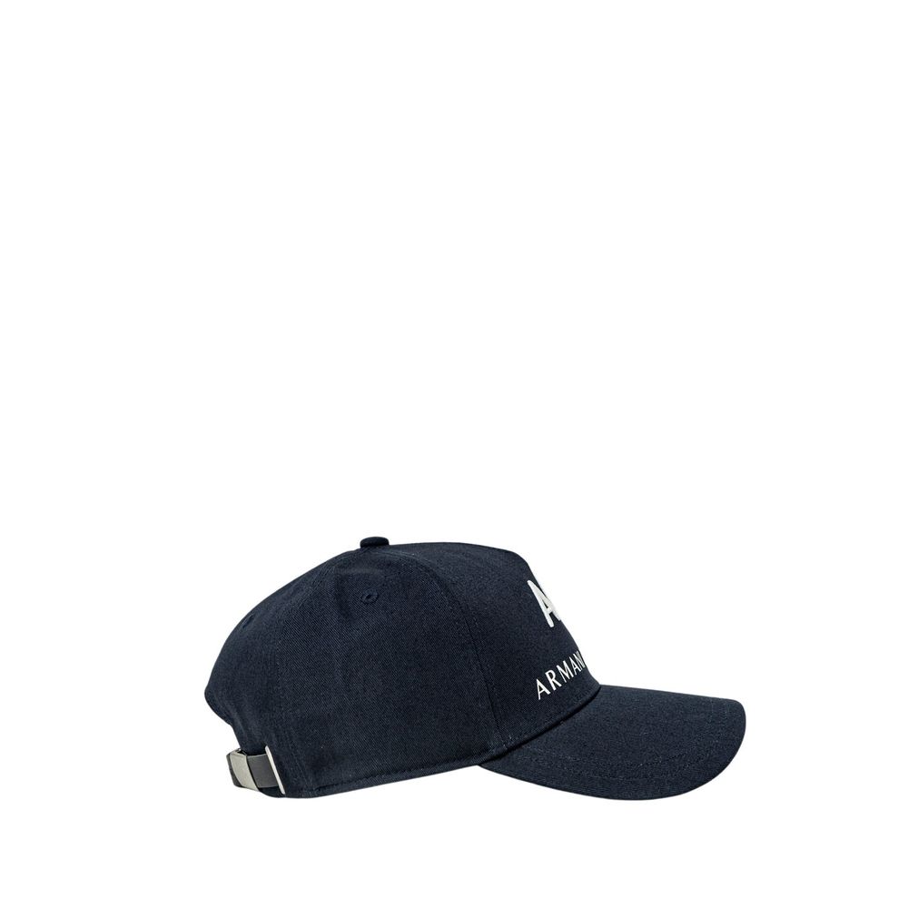 Armani Exchange Blue Cotton Hats &amp; Cap