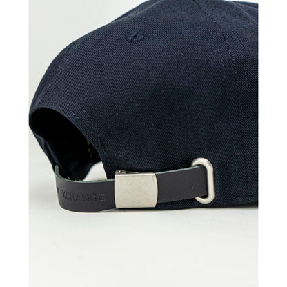 Armani Exchange Blue Cotton Hats &amp; Cap