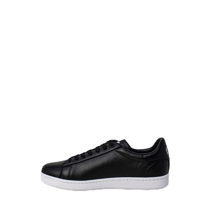 EA7 Emporio Armani sort og hvid polyethylen sneaker