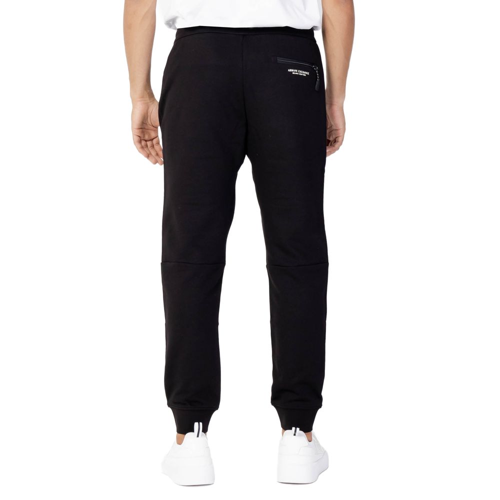 Armani Exchange Black Cotton Jeans &amp; Bukser