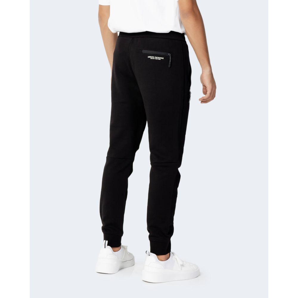 Armani Exchange Black Cotton Jeans &amp; Bukser