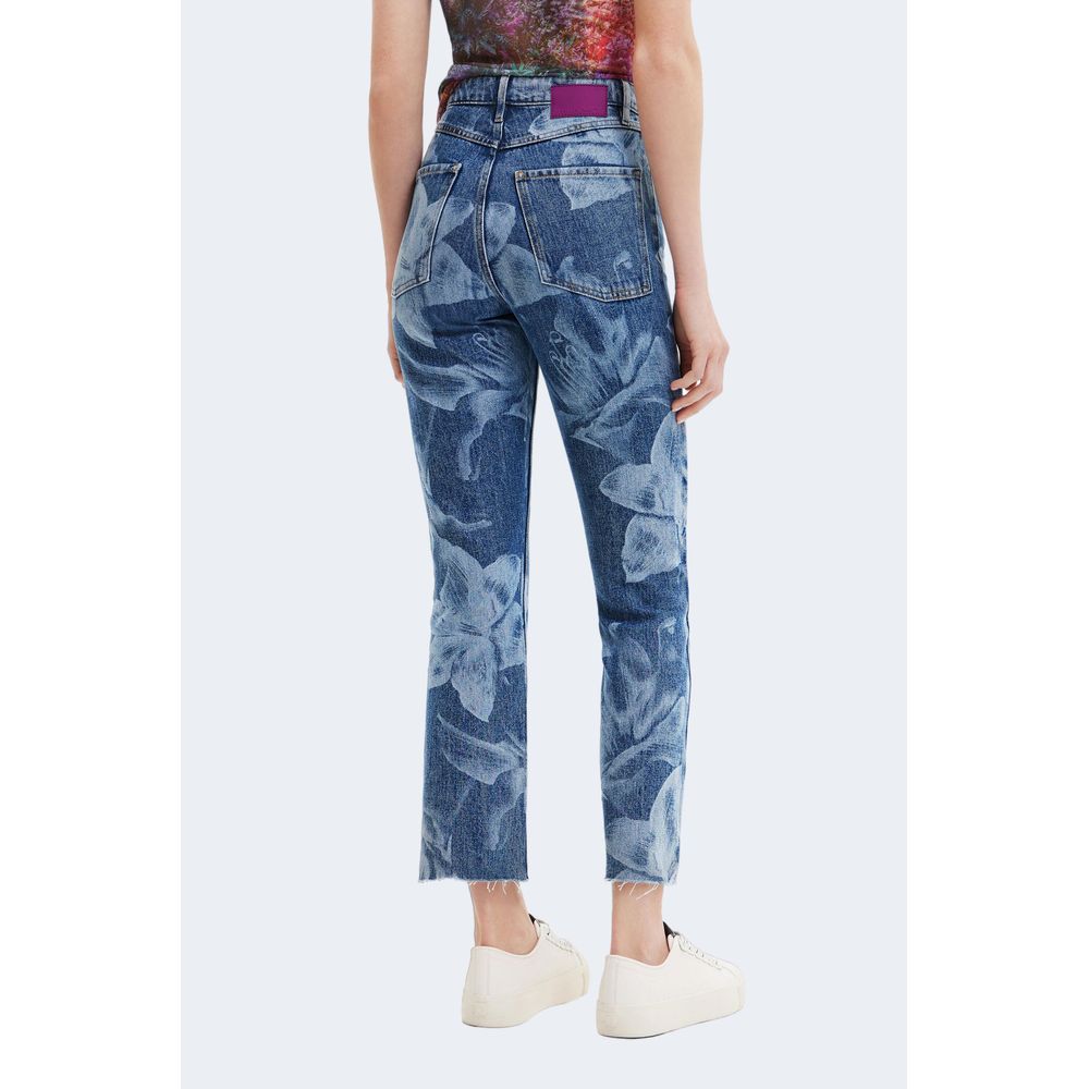 Desigual blå bomulds jeans og bukser