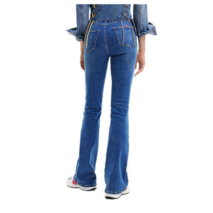 Blugi și pantaloni Desigual Blue Cotton