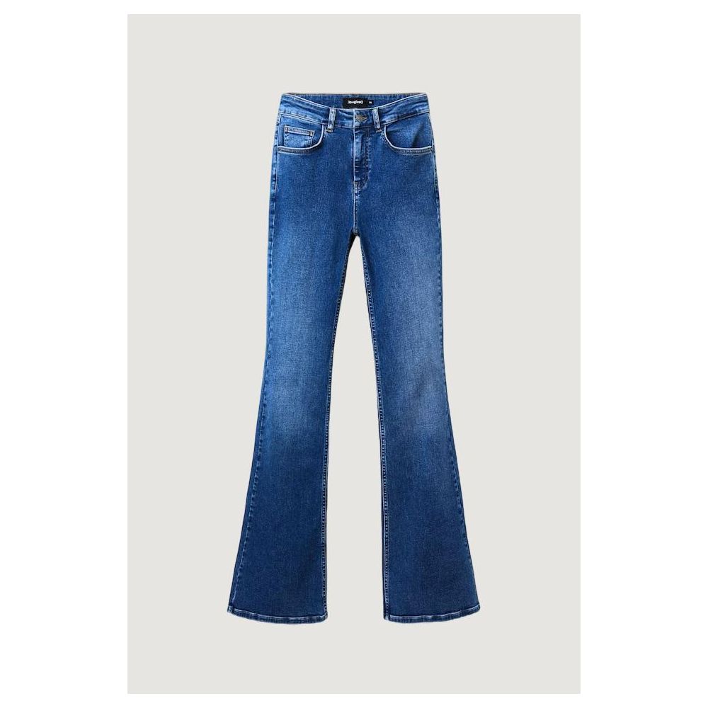 Blugi și pantaloni Desigual Blue Cotton