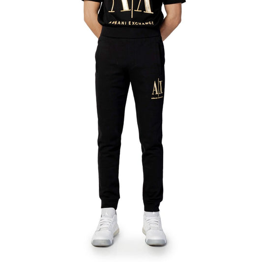 Armani Exchange Black Cotton Jeans &amp; Bukser