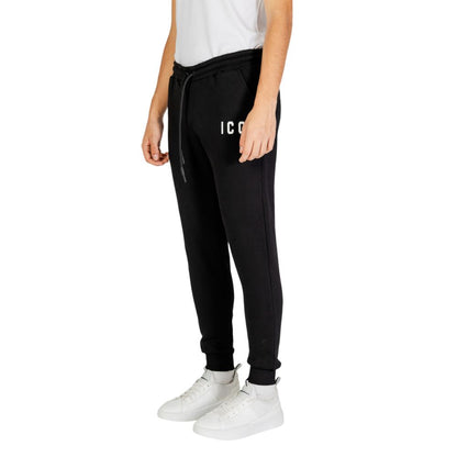 Icon Black And White Cotton Jeans & Pant