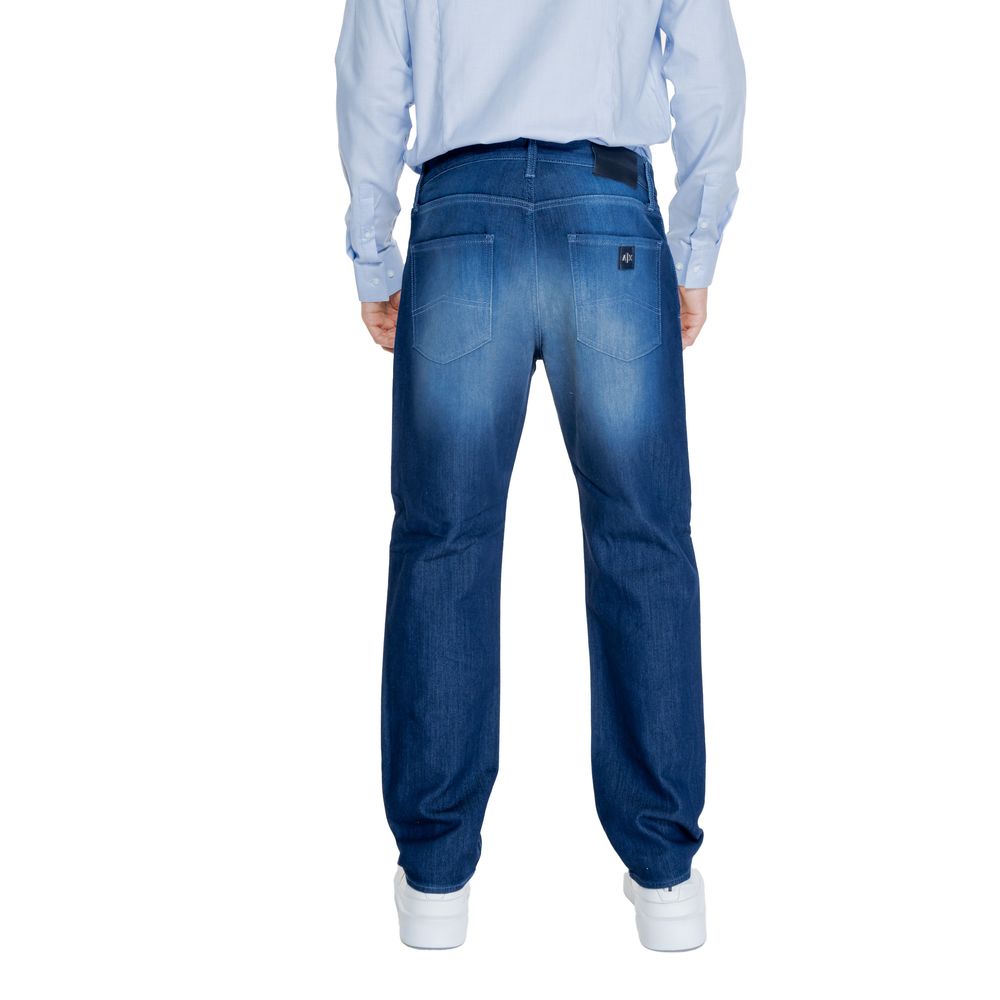 Armani Exchange Blue Cotton Jeans &amp; Bukser