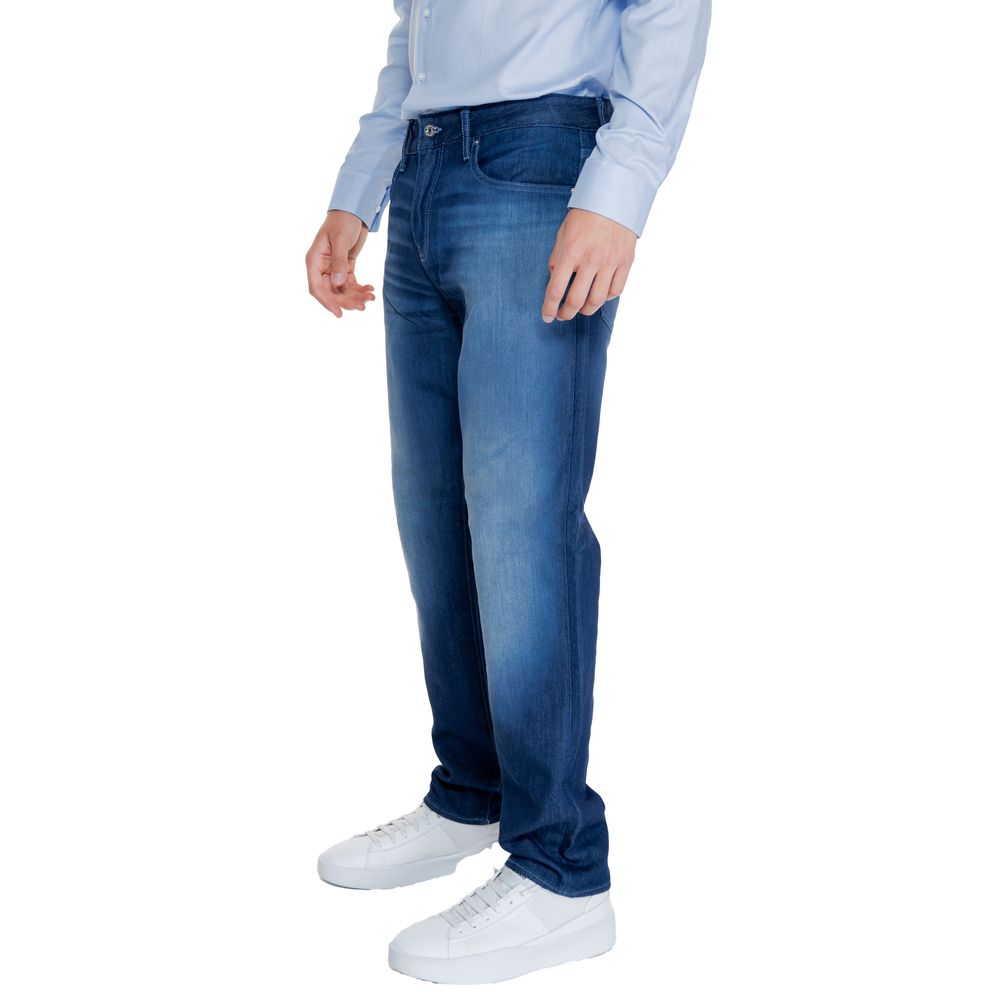 Armani Exchange Blue Cotton Jeans &amp; Bukser