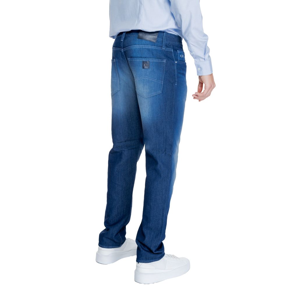 Armani Exchange Blue Cotton Jeans &amp; Bukser